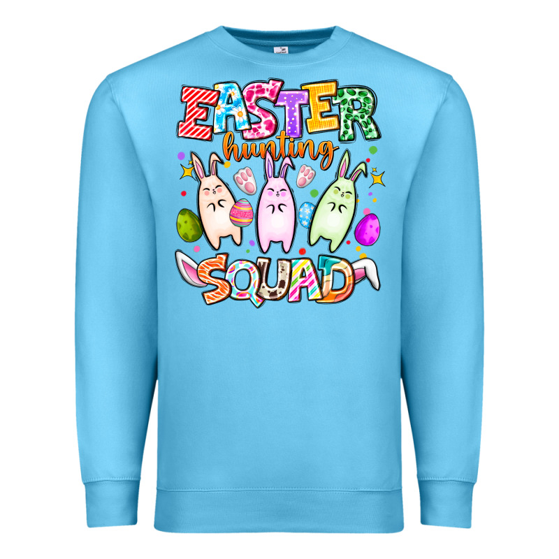 Easter Hunting Squad Premium Sweatshirt by CowhideDigitalArt | Teevron