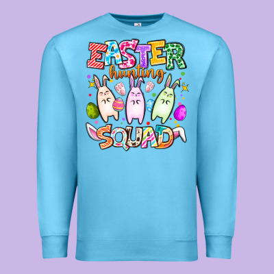 Easter Hunting Squad Premium Sweatshirt Designed By Cowhidedigitalart