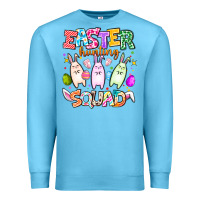 Ocean Blue Easter Hunting Squad Premium Sweatshirt - CowhideDigitalArt