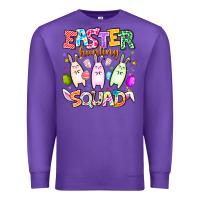 Purple Easter Hunting Squad Premium Sweatshirt - CowhideDigitalArt