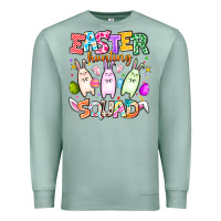 Seafoam Easter Hunting Squad Premium Sweatshirt - CowhideDigitalArt