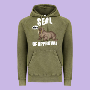 Seal Nice Of Approval Vintage Hoodie Designed By Bettercallsaul