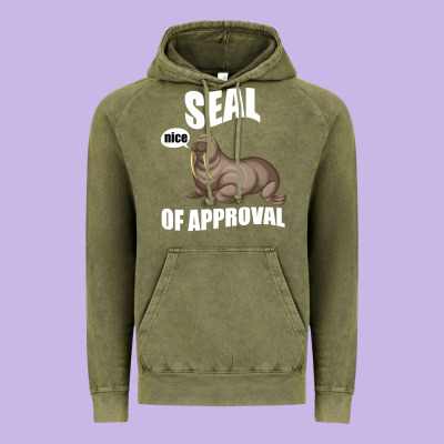 Seal Nice Of Approval Vintage Hoodie Designed By Bettercallsaul