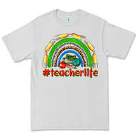 Dove Grey teacher life Premium Tee - NancyCooperArtShop