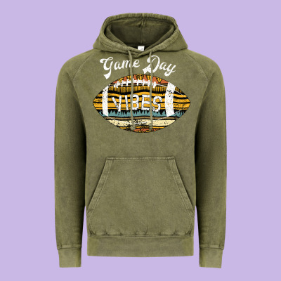 Game Day Vibes Vintage Hoodie Designed By Bettercallsaul
