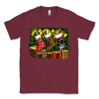 Burgundy Christmas Classic Tee - RanaPortraitStore
