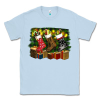 Dusty Blue Christmas Classic Tee - RanaPortraitStore