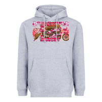 Heather Grey Howdy Valentine Heavyweight Hoodie - CowhideDigitalArt