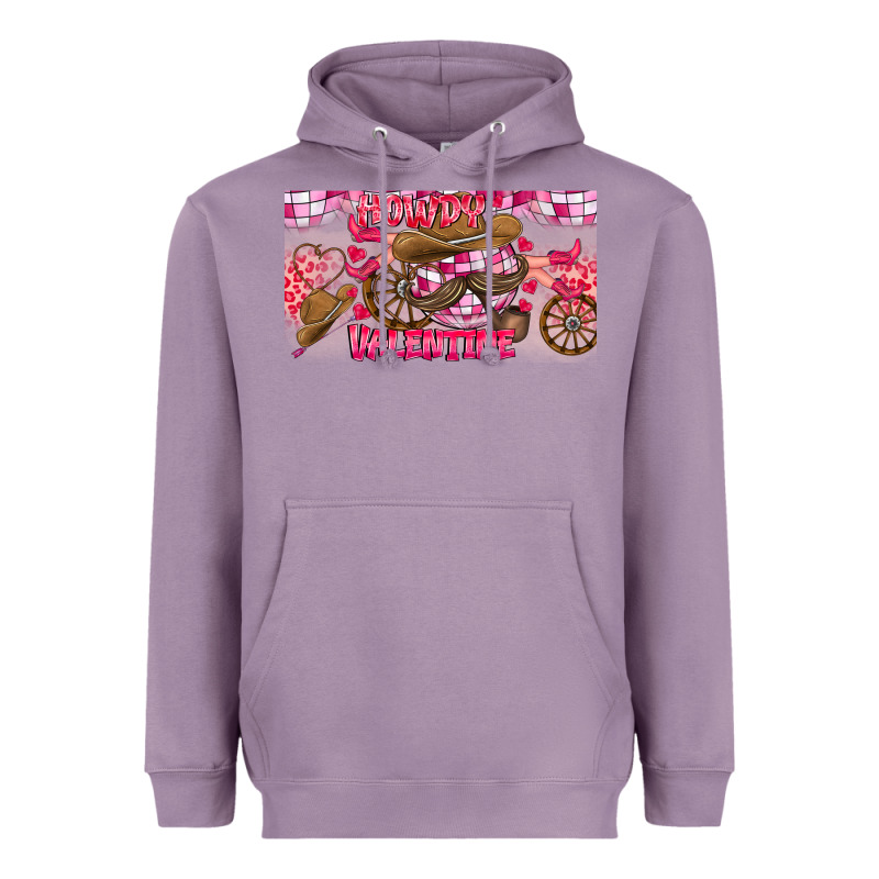 Howdy Valentine Heavyweight Hoodie by CowhideDigitalArt | Teevron