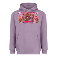 Lavender Howdy Valentine Heavyweight Hoodie - CowhideDigitalArt