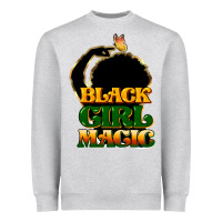 Black Magic Girl Heavyweight Sweatshirt | Teevron