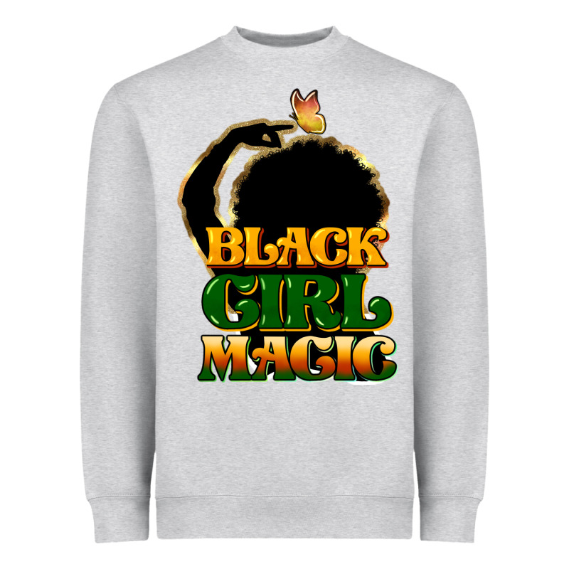 Black Magic Girl Heavyweight Sweatshirt by HowdyJamesFarm | Teevron