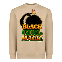 Mushroom Black magic girl Heavyweight Sweatshirt - HowdyJamesFarm