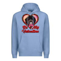 Colony Blue be my valentine Premium Hoodie - RanaPortraitStore