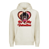 Oatmeal Heather be my valentine Premium Hoodie - RanaPortraitStore