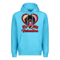 Ocean Blue be my valentine Premium Hoodie - RanaPortraitStore