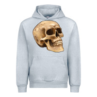 Heather Grey skull Urban Hoodie - Artiststas