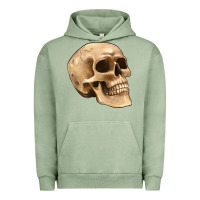Pigment Oil Green skull Urban Hoodie - Artiststas
