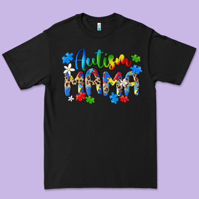 Autism Mama Premium Tee Designed By Maliassmallbusiness