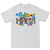 Dove Grey autism mama Premium Tee - MaliasSmallBusiness