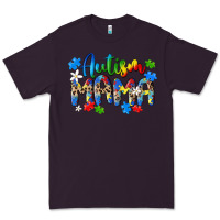 Plum autism mama Premium Tee - MaliasSmallBusiness