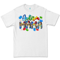 White autism mama Premium Tee - MaliasSmallBusiness