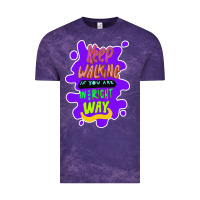 Cloud Purple Keep walking if you are in the right way Vintage Tee - Bettercallsaul