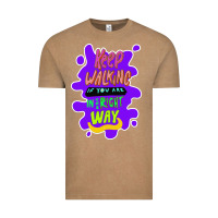 Vintage Coffee Keep walking if you are in the right way Vintage Tee - Bettercallsaul