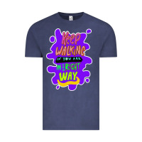 Vintage Denim Keep walking if you are in the right way Vintage Tee - Bettercallsaul