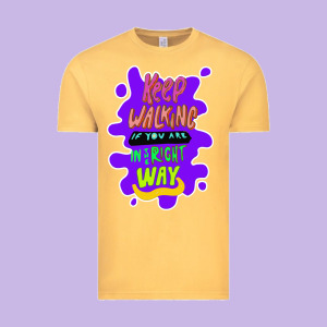Keep Walking If You Are In The Right Way Vintage Tee Designed By Bettercallsaul