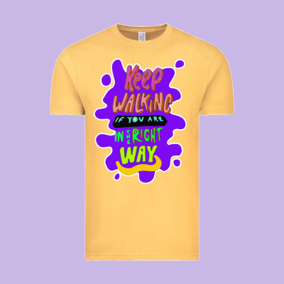 Keep Walking If You Are In The Right Way Vintage Tee Designed By Bettercallsaul