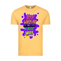 Vintage Mustard Keep walking if you are in the right way Vintage Tee - Bettercallsaul