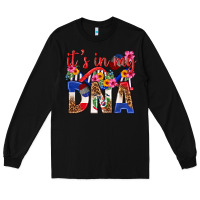 Black its in my dna dominican republic Long Sleeve Tee - texasbilliewilder