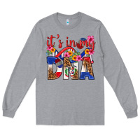 Heather Grey its in my dna dominican republic Long Sleeve Tee - texasbilliewilder