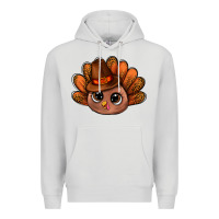 Dove Grey turkey and leopard pattern and thanksgiving hat bbs Premium Hoodie - BundleAndBundleShop