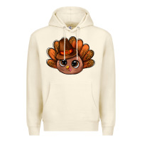 Sandshell turkey and leopard pattern and thanksgiving hat bbs Premium Hoodie - BundleAndBundleShop
