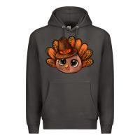 Smoke turkey and leopard pattern and thanksgiving hat bbs Premium Hoodie - BundleAndBundleShop