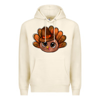 Tofu turkey and leopard pattern and thanksgiving hat bbs Premium Hoodie - BundleAndBundleShop