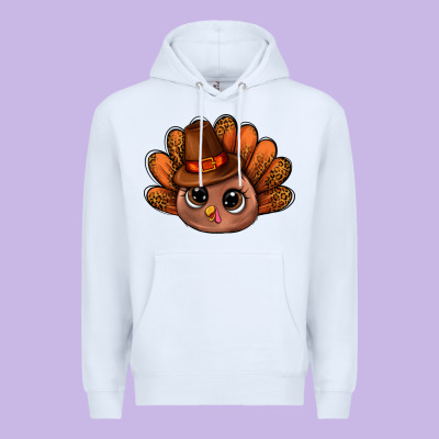 Turkey And Leopard Pattern And Thanksgiving Hat Bbs Premium Hoodie Designed By Bundleandbundleshop