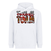 White football team Heavyweight Hoodie - CowhideDigitalArt