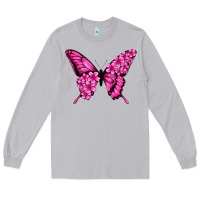 Moon Dust floral pink butterfly Long Sleeve Tee - Jasminsmagicworld