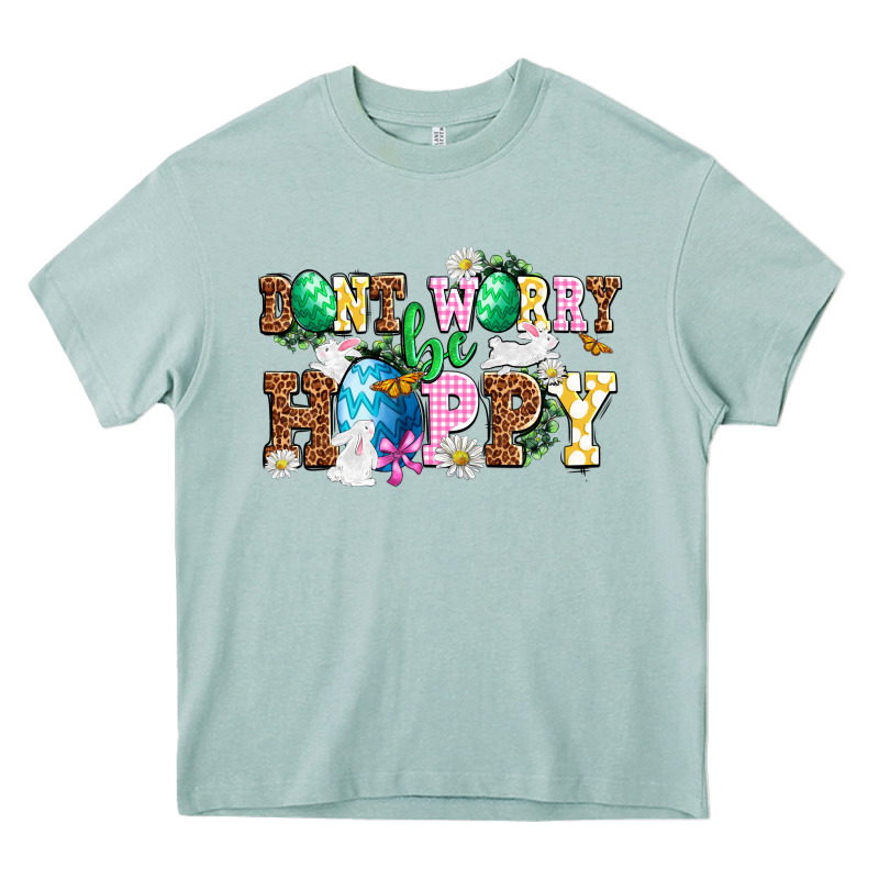 Don't Worry Be Hoppy Heavy Core Tee by NancyCooperArtShop | Teevron