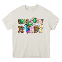 Cream Don't worry be hoppy Heavy Core Tee - NancyCooperArtShop