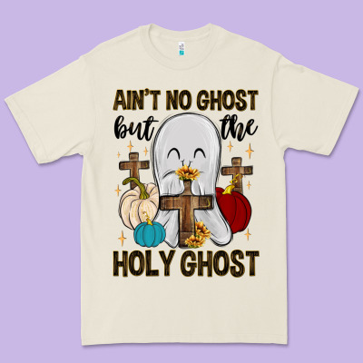 Ain T No Ghost But The Holy Ghost Premium Tee Designed By Maliassmallbusiness