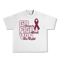 Lunar Rock Go Burgundy Fifht Hard Win The Fight Urban Heavy Tee - Bettercallsaul