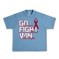 Pebble Blue Go Burgundy Fifht Hard Win The Fight Urban Heavy Tee - Bettercallsaul