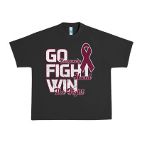 Pigment Black Go Burgundy Fifht Hard Win The Fight Urban Heavy Tee - Bettercallsaul