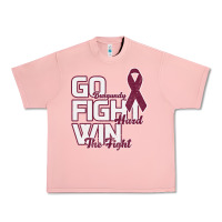 Salmon Go Burgundy Fifht Hard Win The Fight Urban Heavy Tee - Bettercallsaul