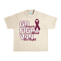 Sandshell Go Burgundy Fifht Hard Win The Fight Urban Heavy Tee - Bettercallsaul