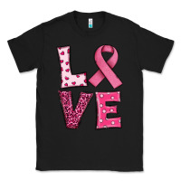 Black Western Breast Cancer Love Classic Tee - RanaPortraitStore